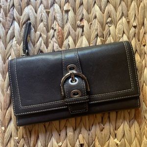 Vintage Coach Solo Buckle Wallet